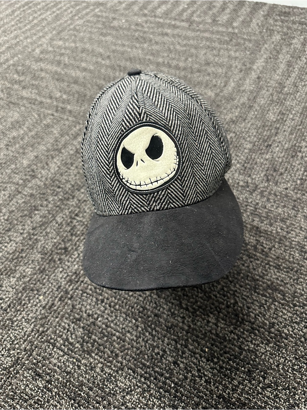 Disney Jack Skellington Hat Cap Snap Back One Size Nightmare Before Christmas